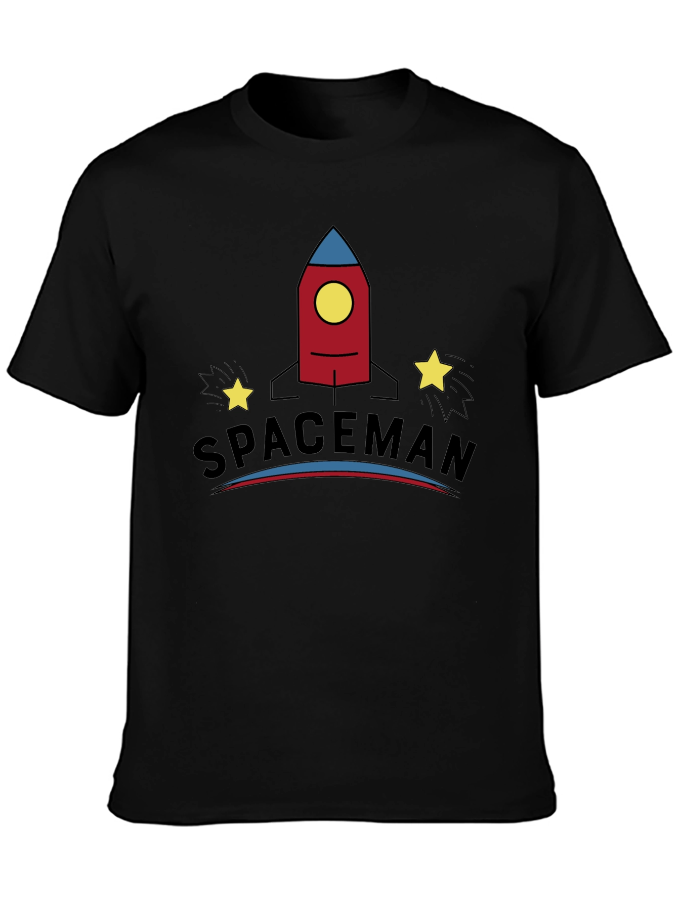 Spaceman Rocket Graphic Tee