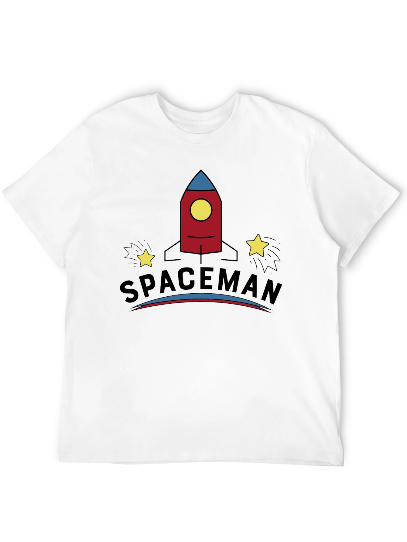 Spaceman Rocket Graphic Tee
