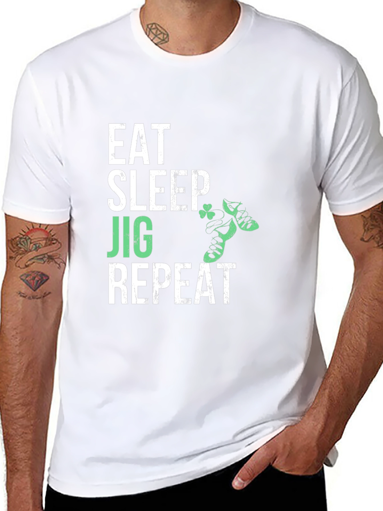 Eat Sleep Jig Repeat Irish Dance T-Shirt