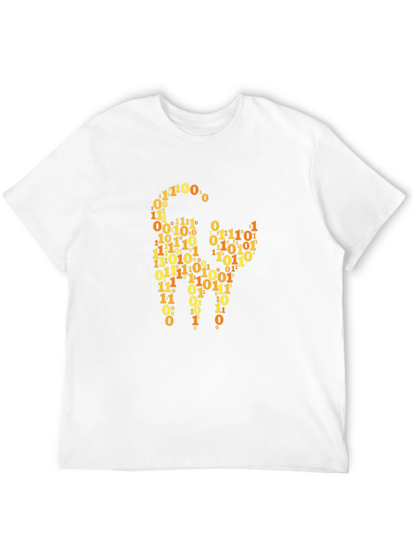 Binary Code Cat T-Shirt
