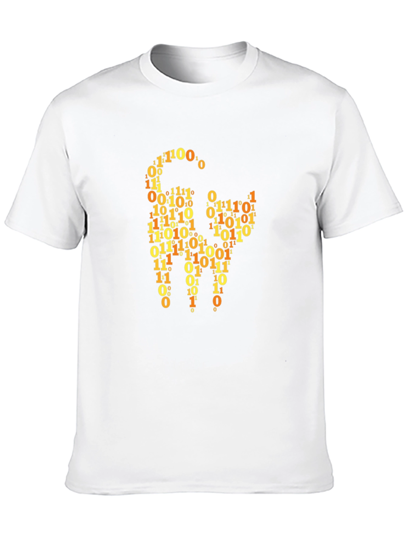 Binary Code Cat T-Shirt