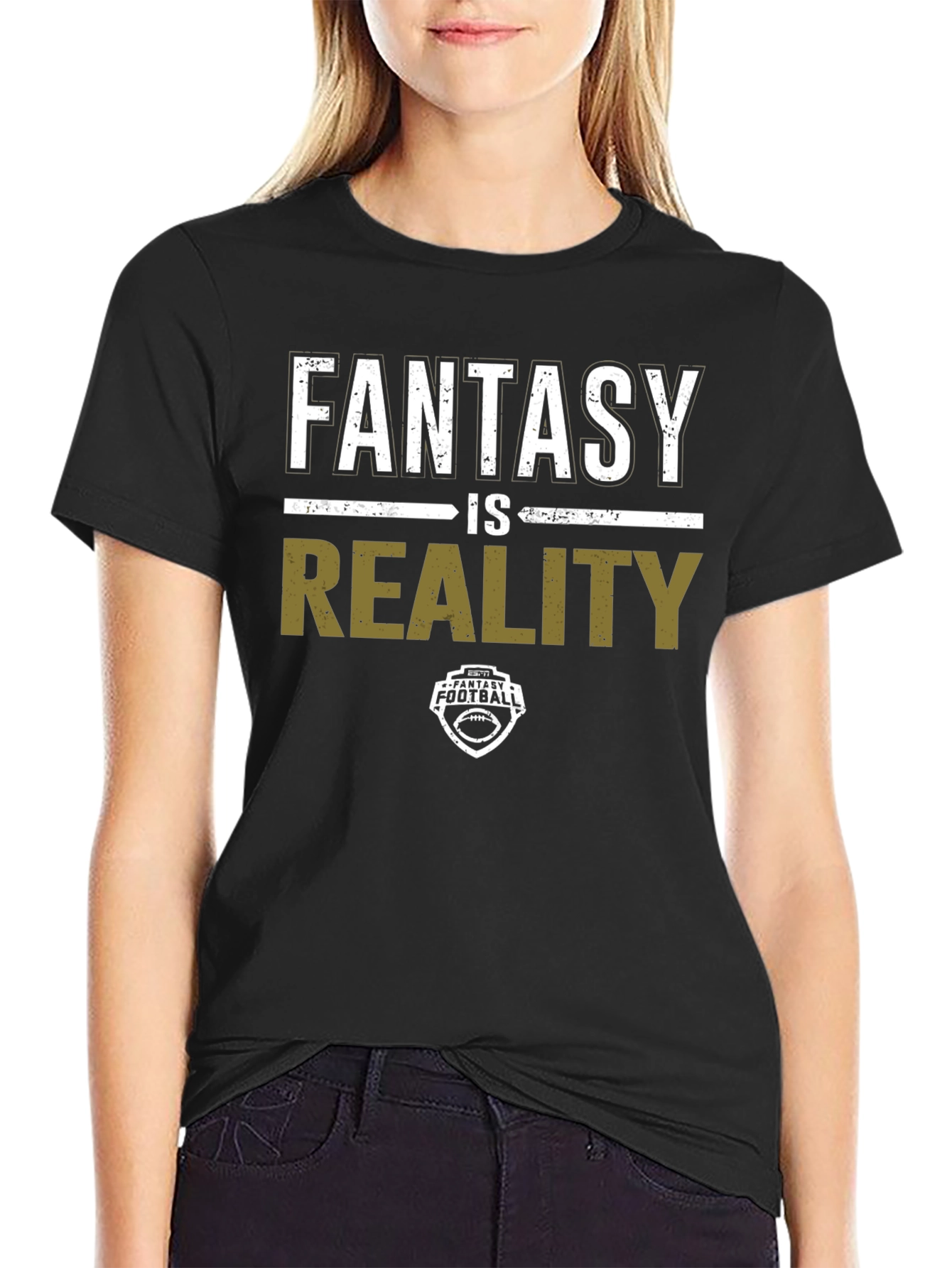 Fantasy is Reality Football T-Shirt