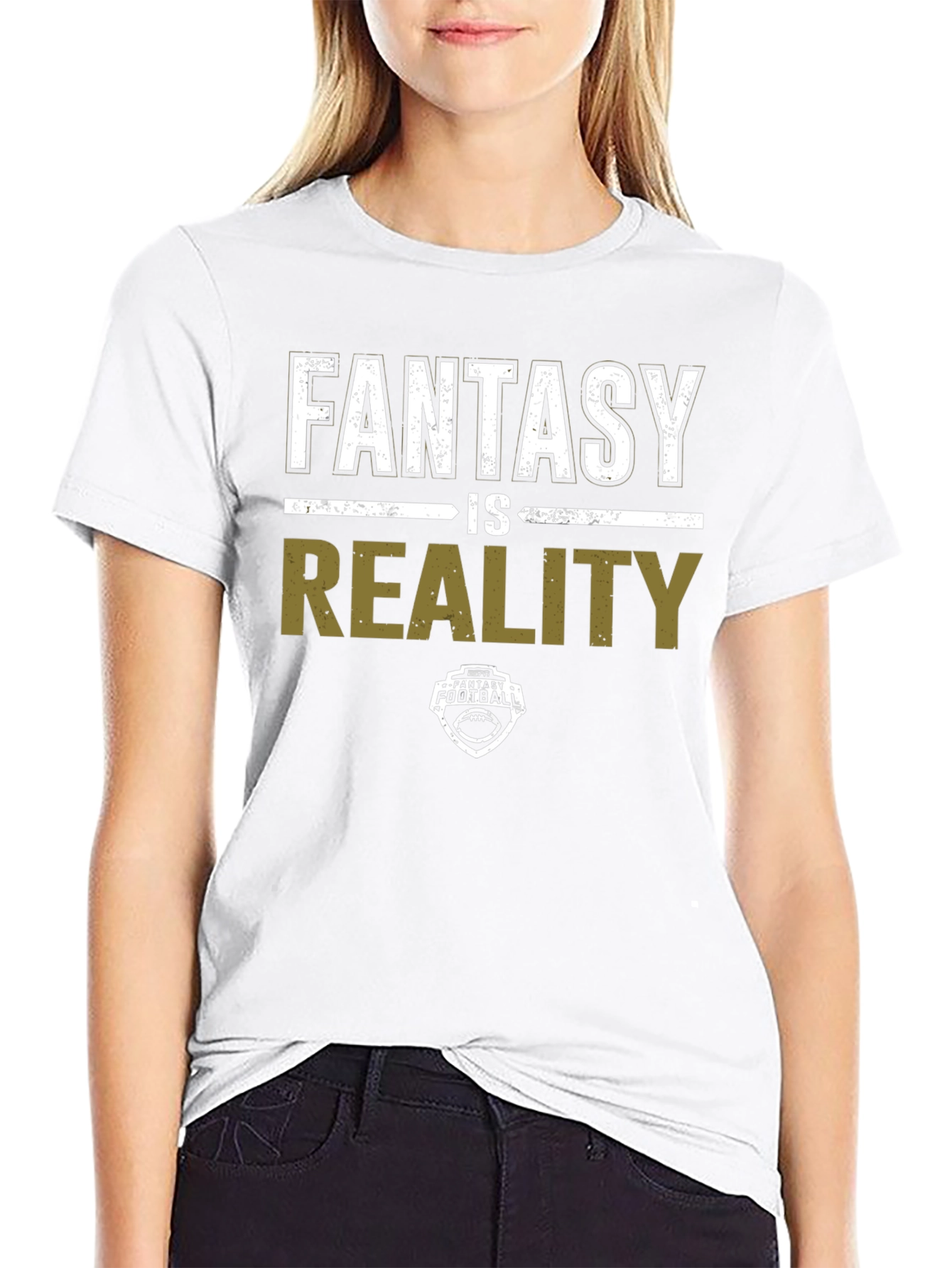 Fantasy is Reality Football T-Shirt