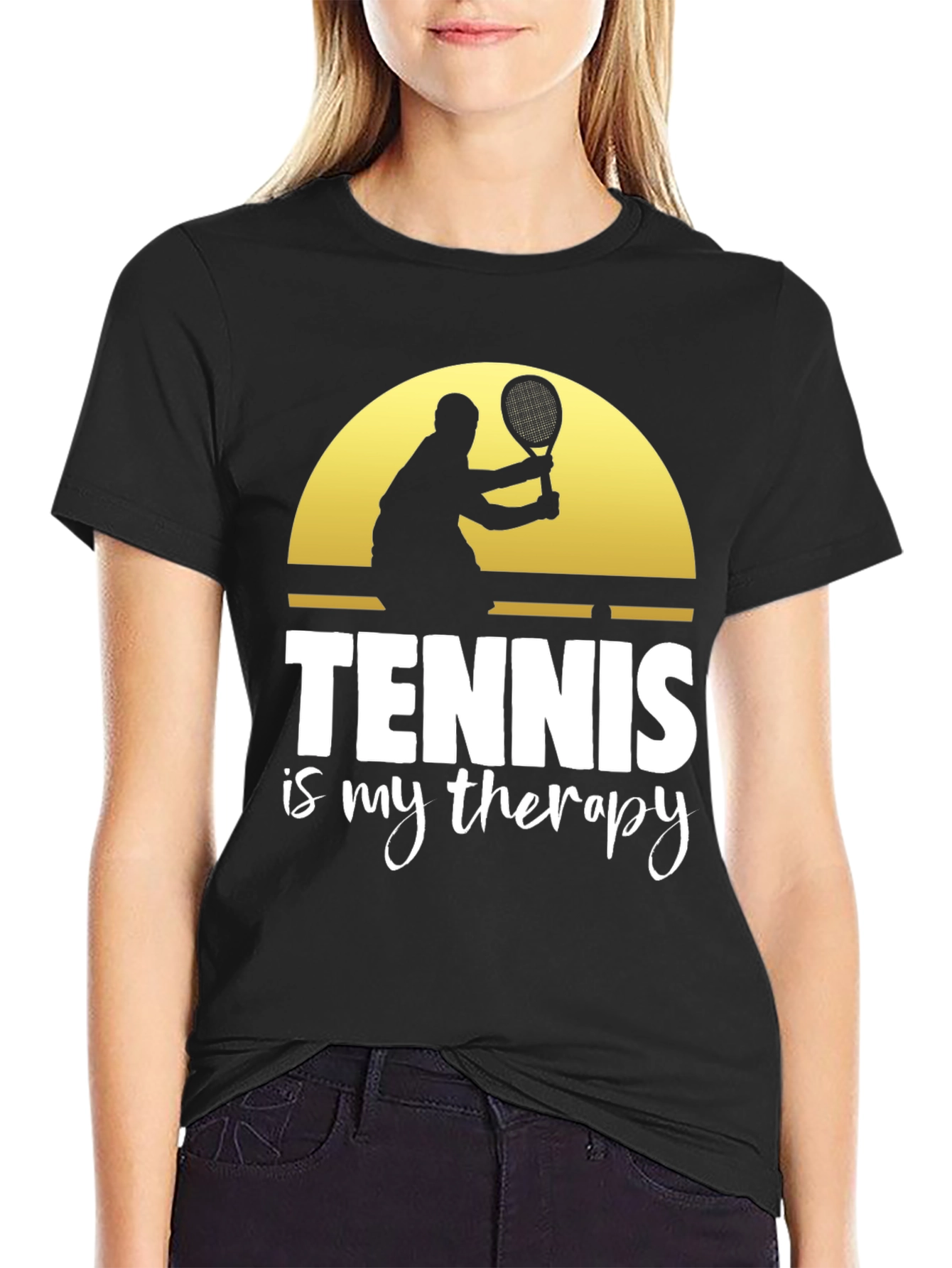 Tennis Is My Therapy T-Shirt