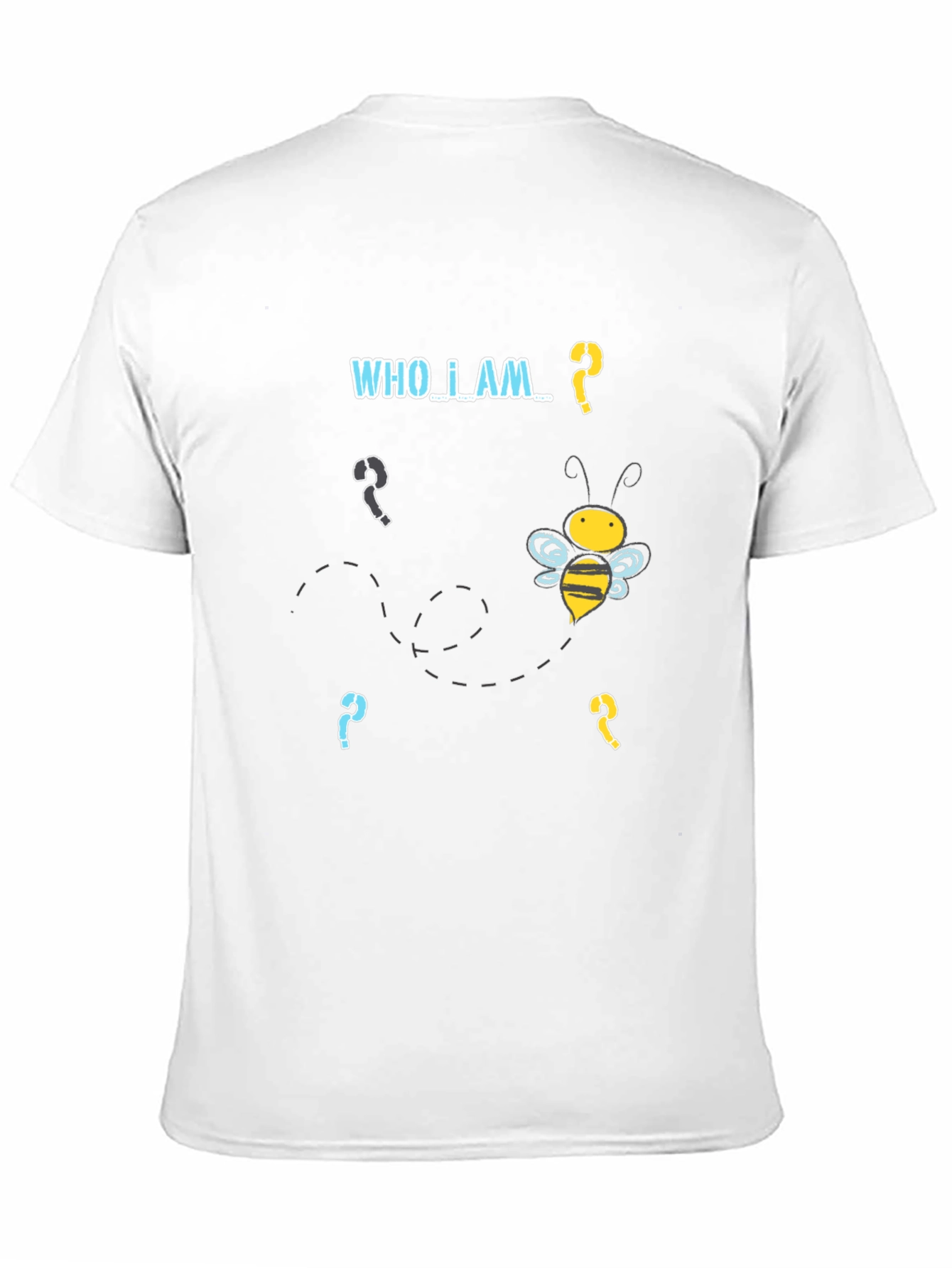 Who Am I Bee T-Shirt - Black Graphic Tee