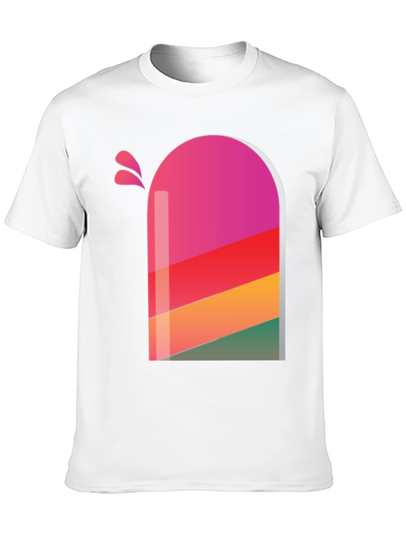 Retro Popsicle Graphic Tee - Stylish Comfort