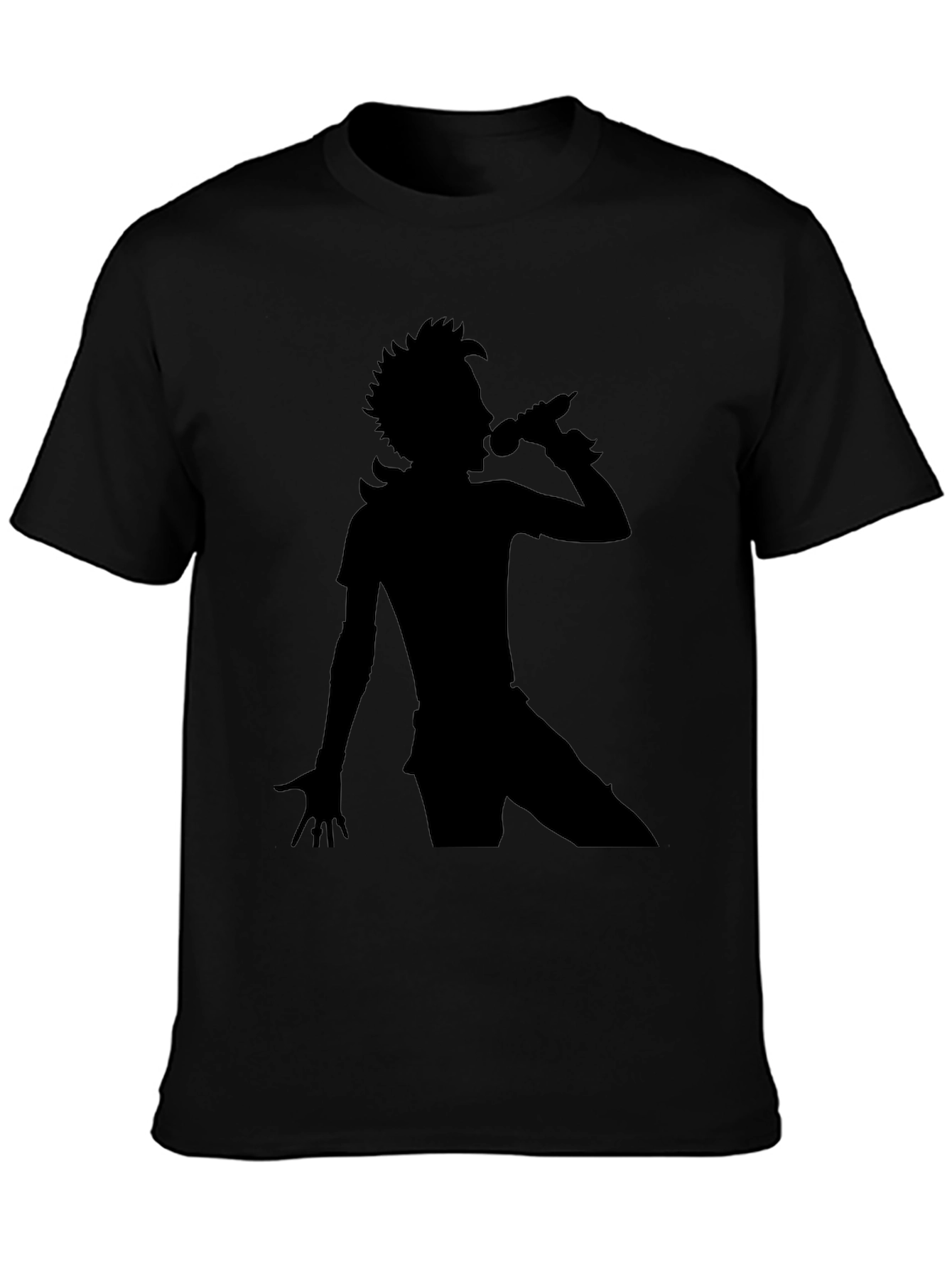 Silhouette Singer Black T-Shirt