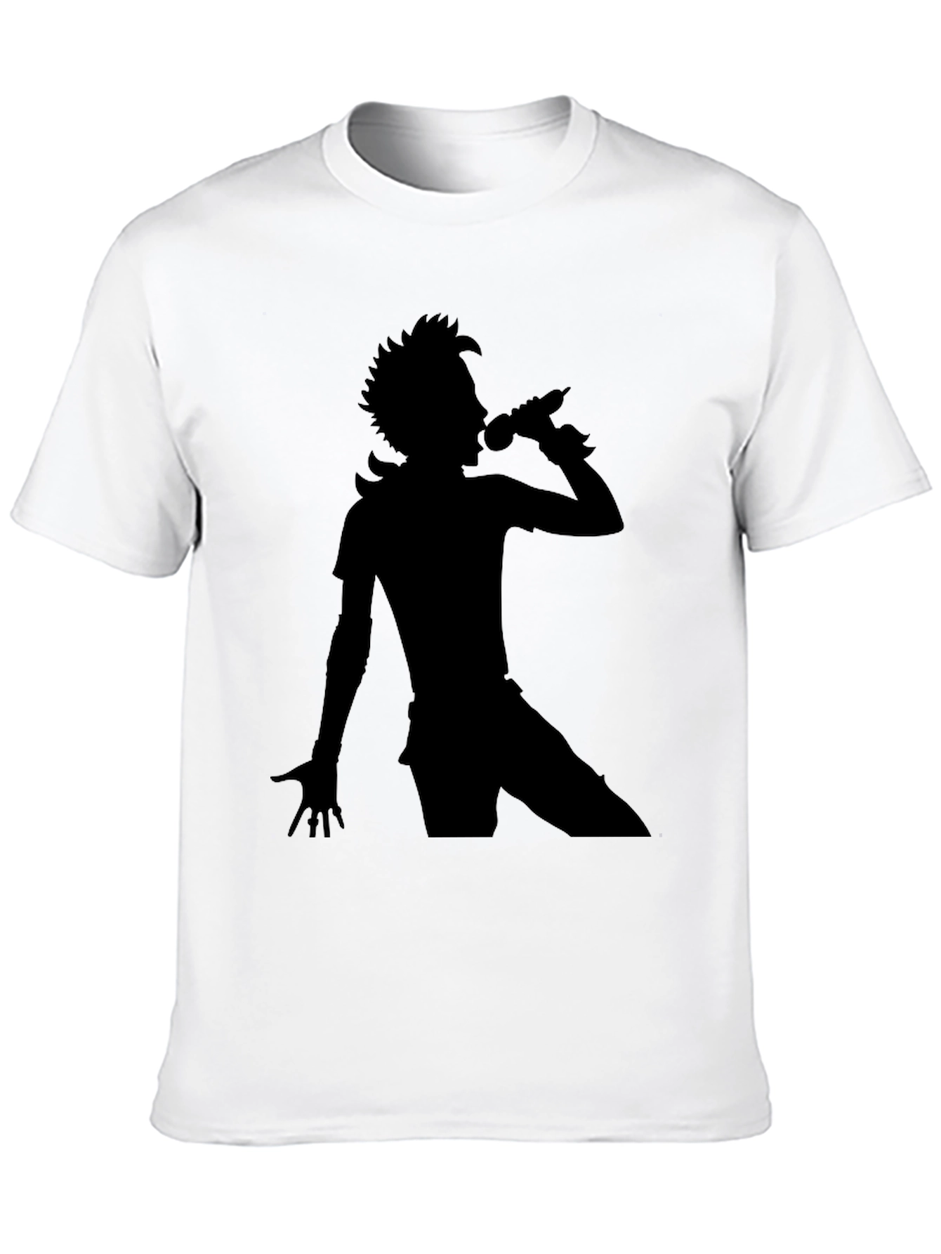 Silhouette Singer Black T-Shirt