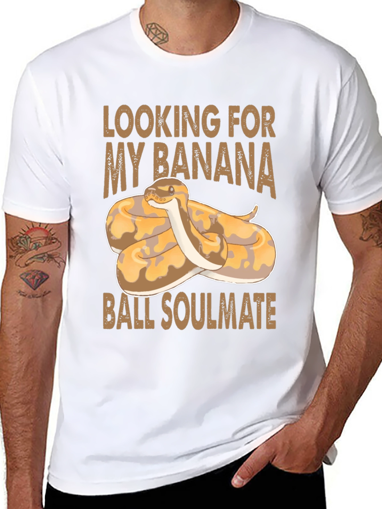 Banana Ball Python Soulmate T-Shirt