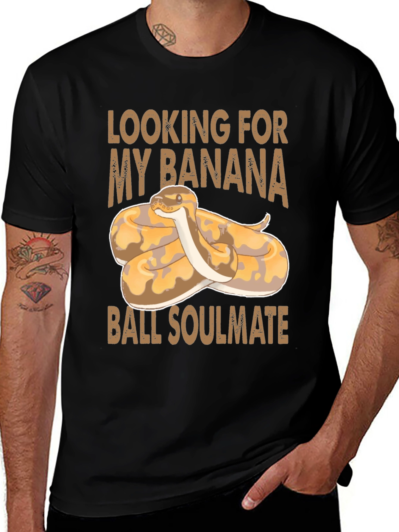 Banana Ball Python Soulmate T-Shirt