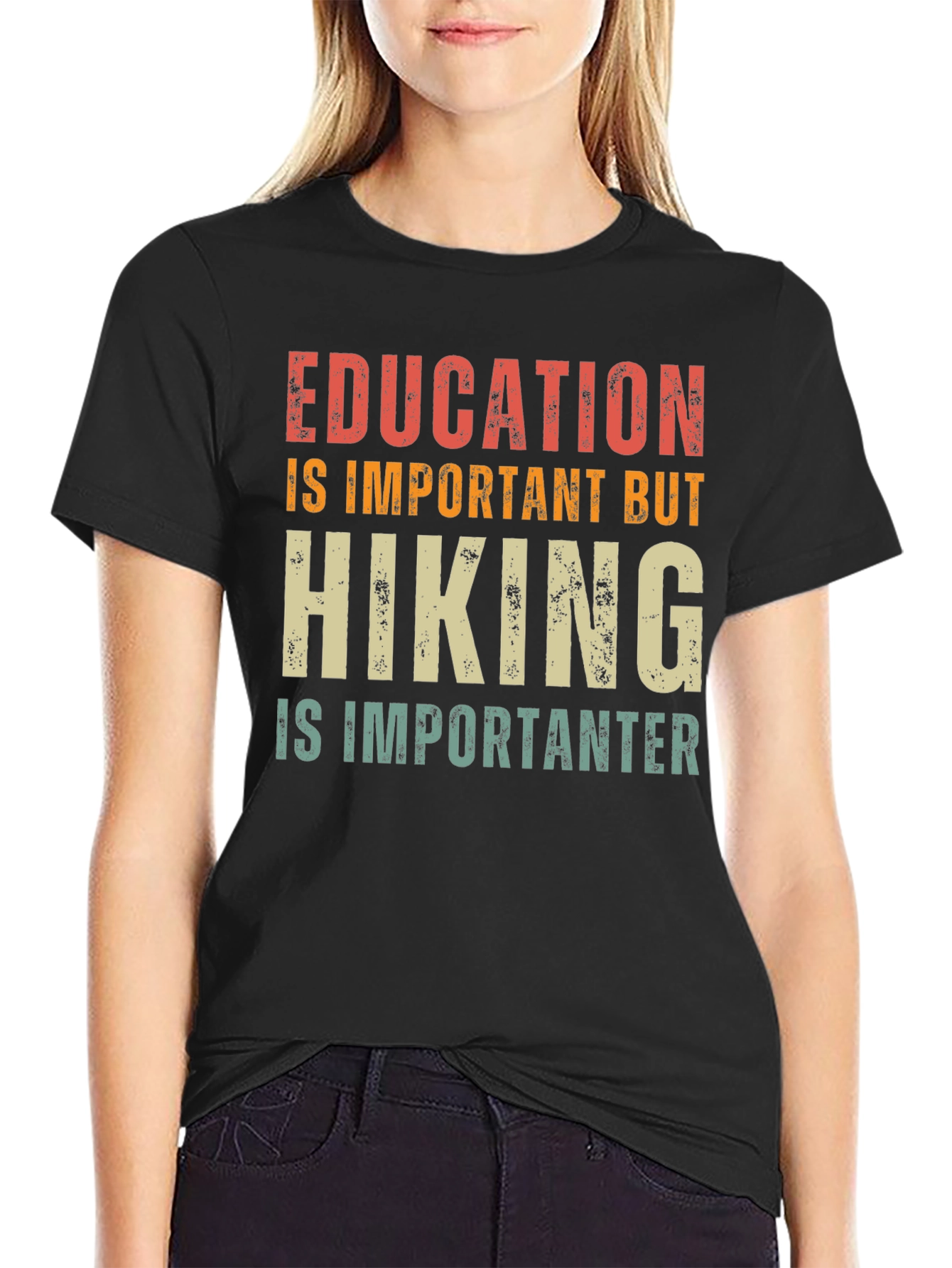 Hiking is Importanter Graphic Tee
