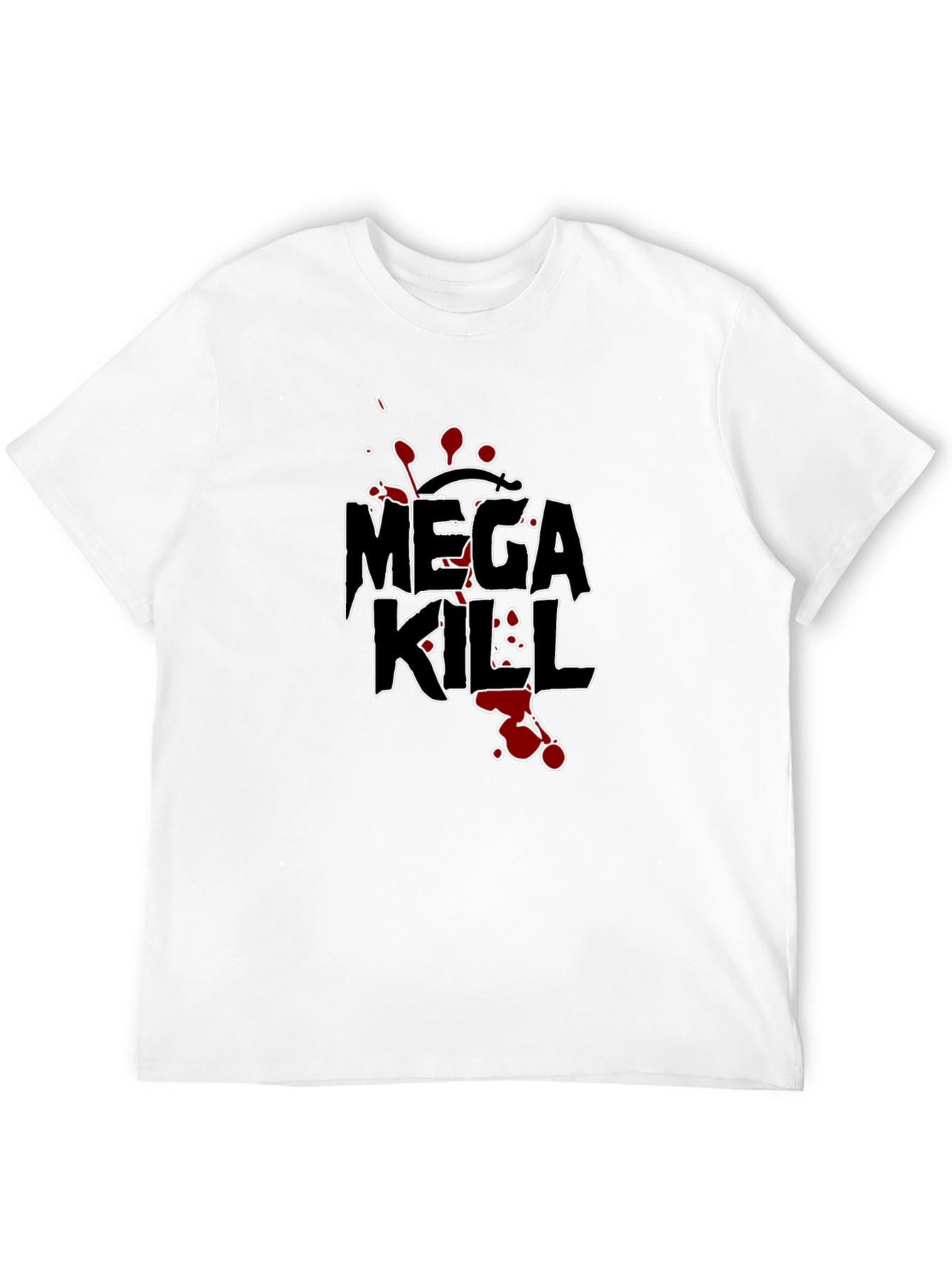 Mega Kill Graphic Tee - Black Cotton T-Shirt