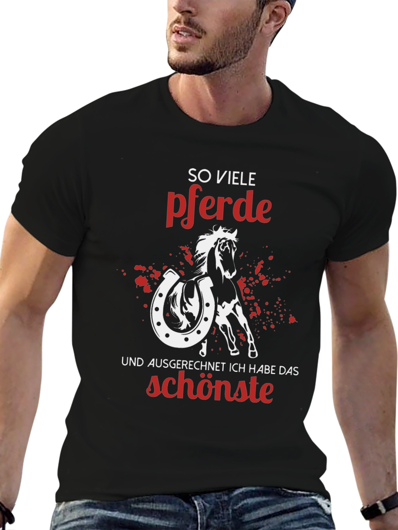 Horse Lover T-Shirt: So Viele Pferde Schönste