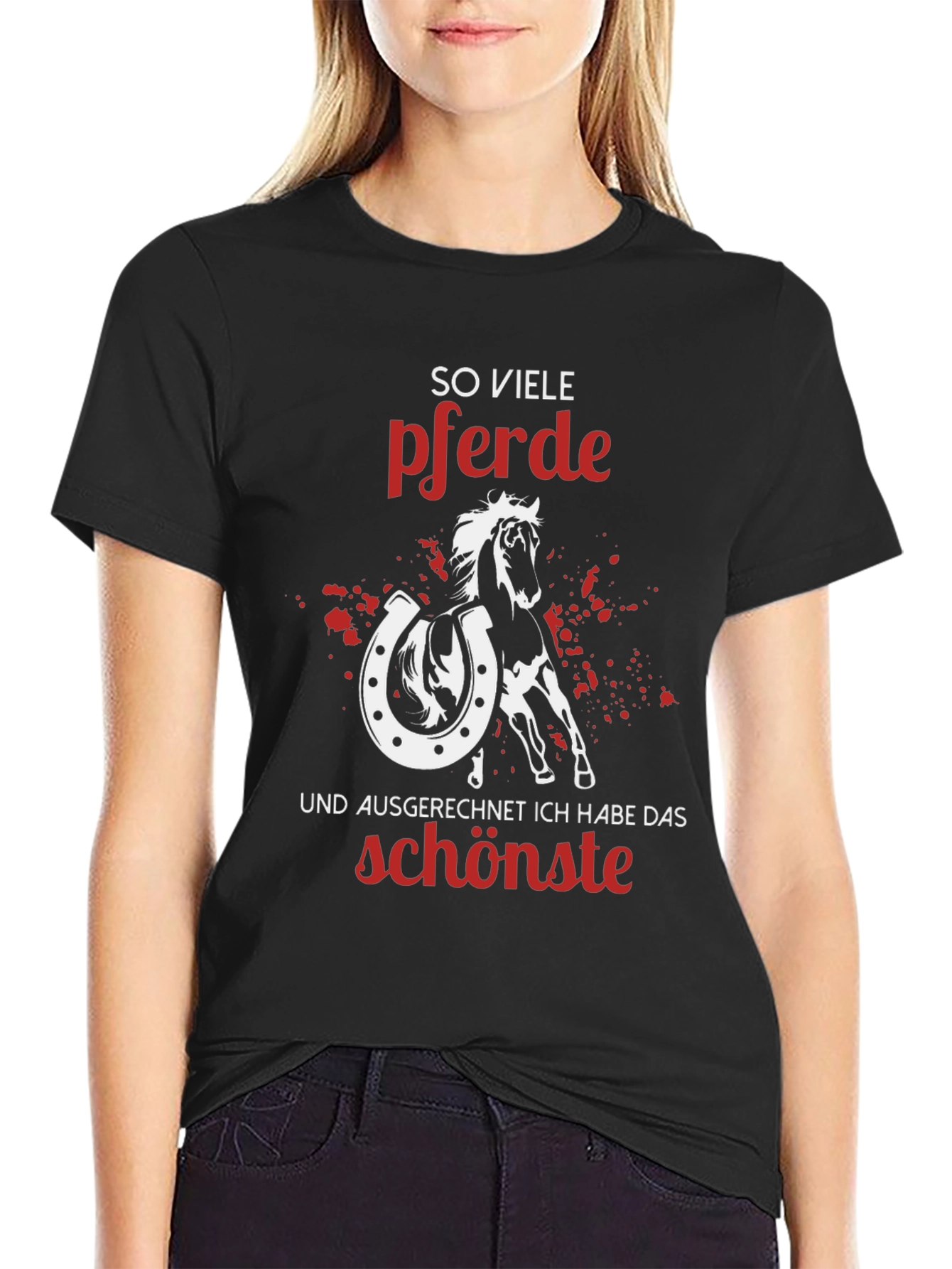Horse Lover T-Shirt: So Viele Pferde Schönste