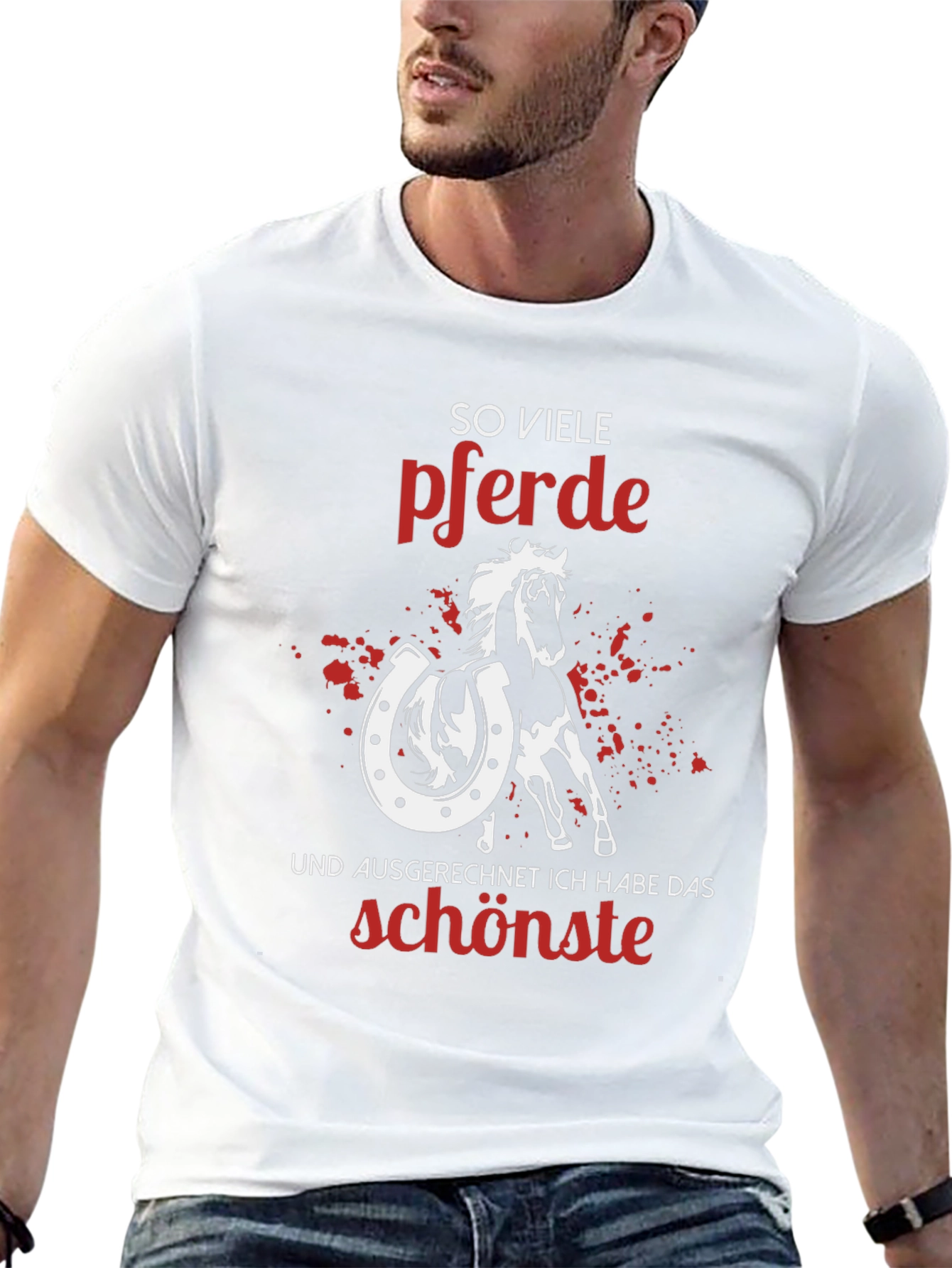 Horse Lover T-Shirt: So Viele Pferde Schönste