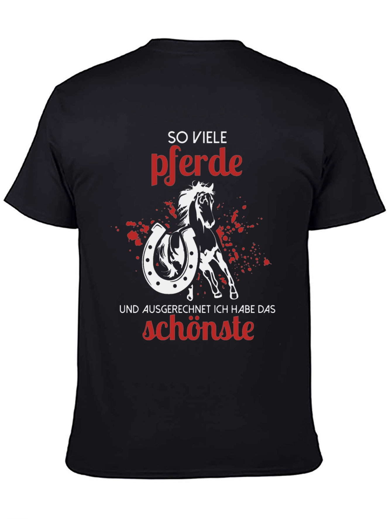 Horse Lover T-Shirt: So Viele Pferde Schönste
