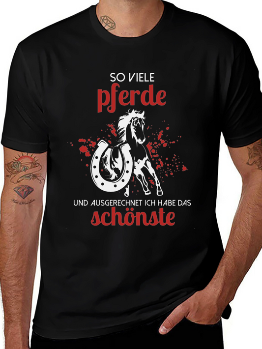 Horse Lover T-Shirt: So Viele Pferde Schönste