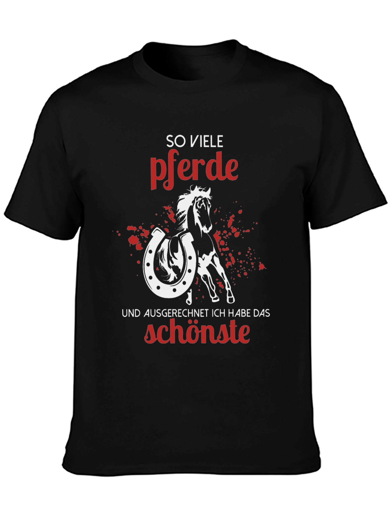 Horse Lover T-Shirt: So Viele Pferde Schönste
