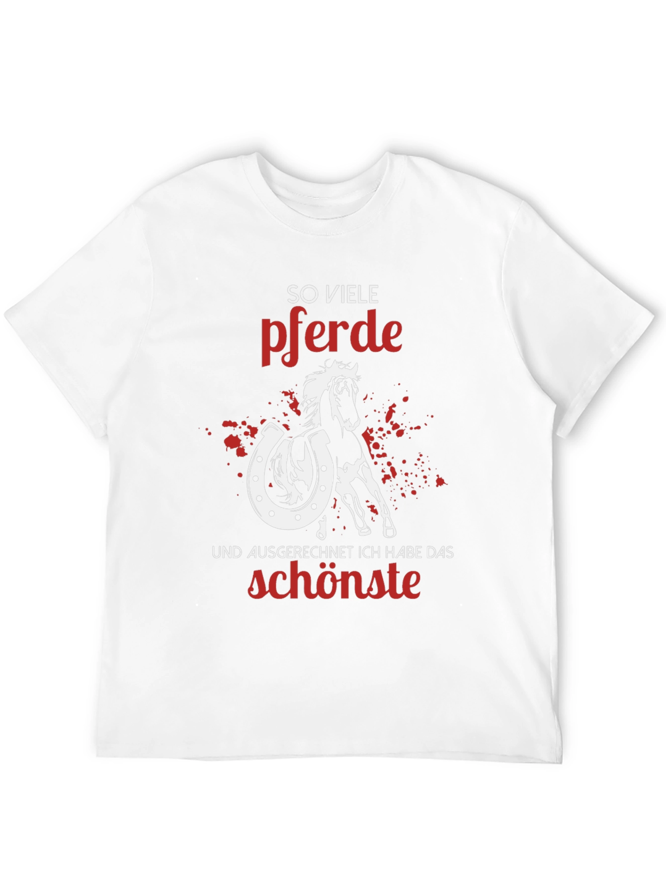 Horse Lover T-Shirt: So Viele Pferde Schönste