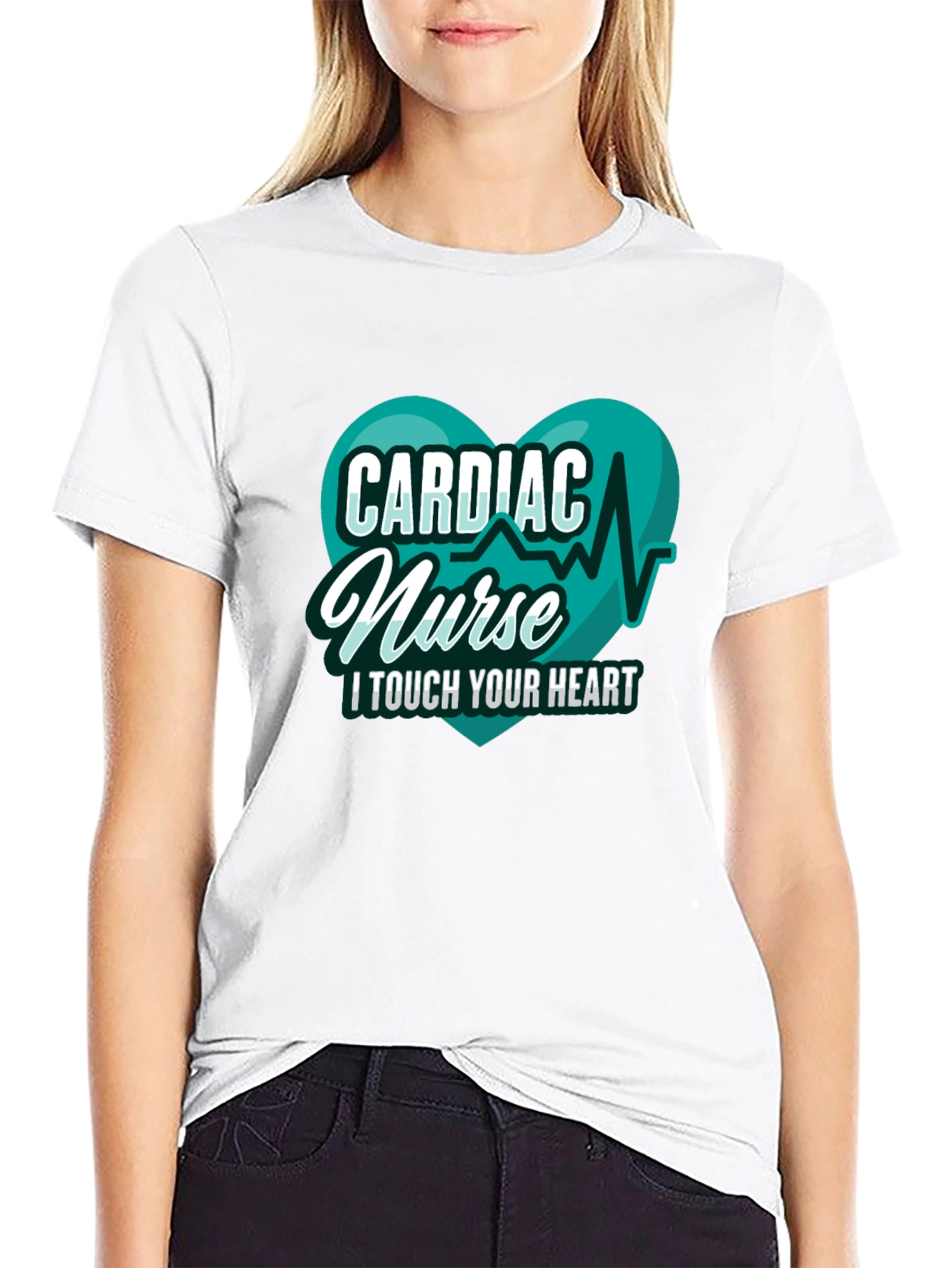 Cardiac Nurse T-Shirt - I Touch Your Heart