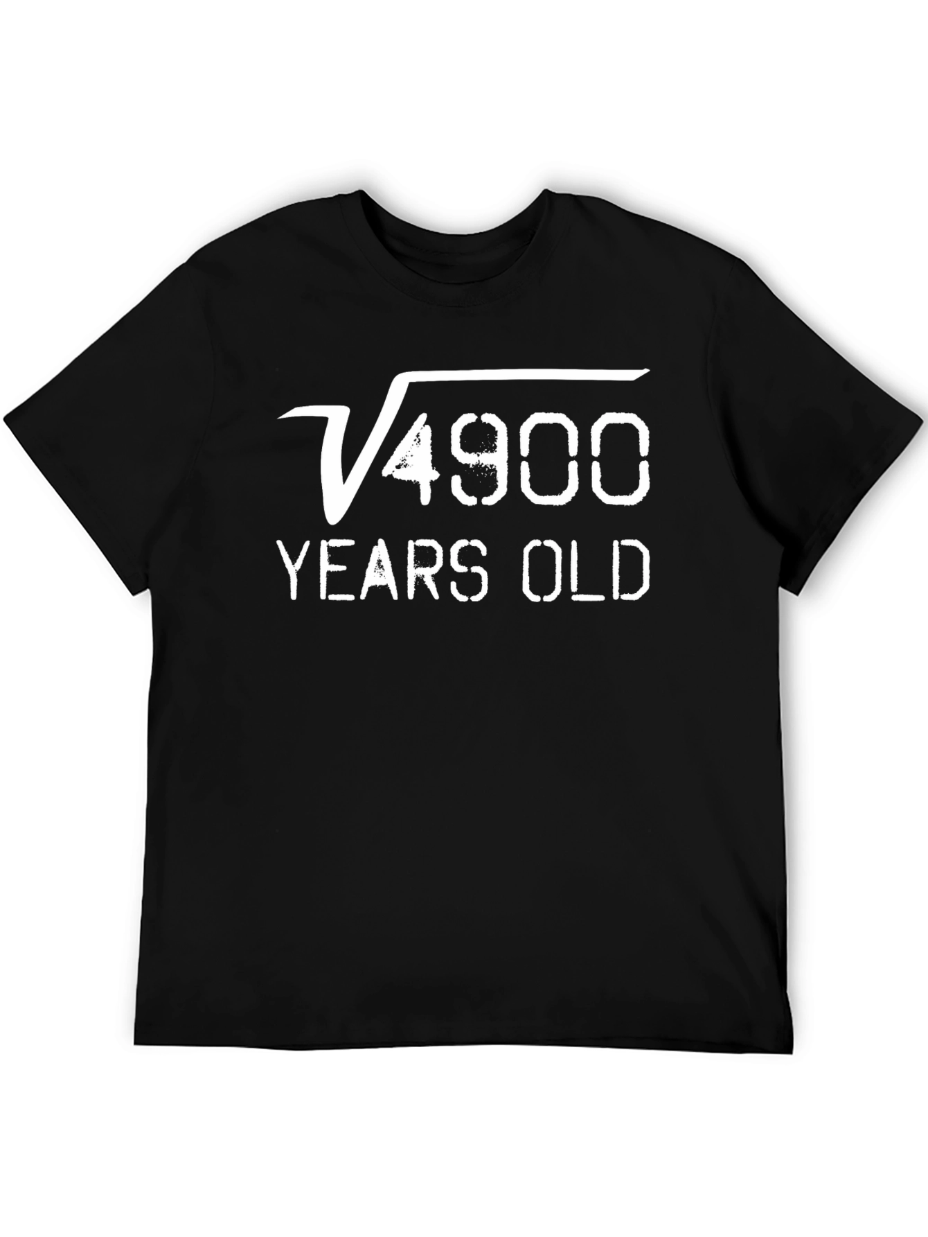 Funny Math Birthday T-Shirt - Square Root of 4900