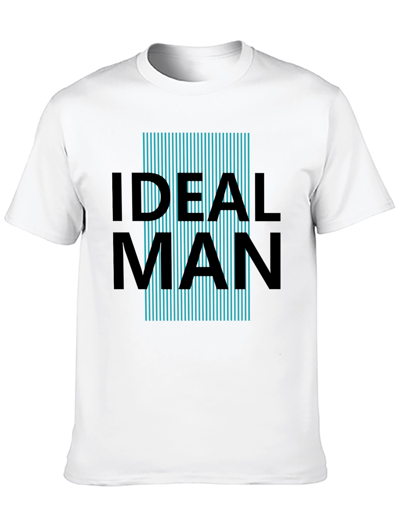 Ideal Man Graphic Print T-Shirt - Black