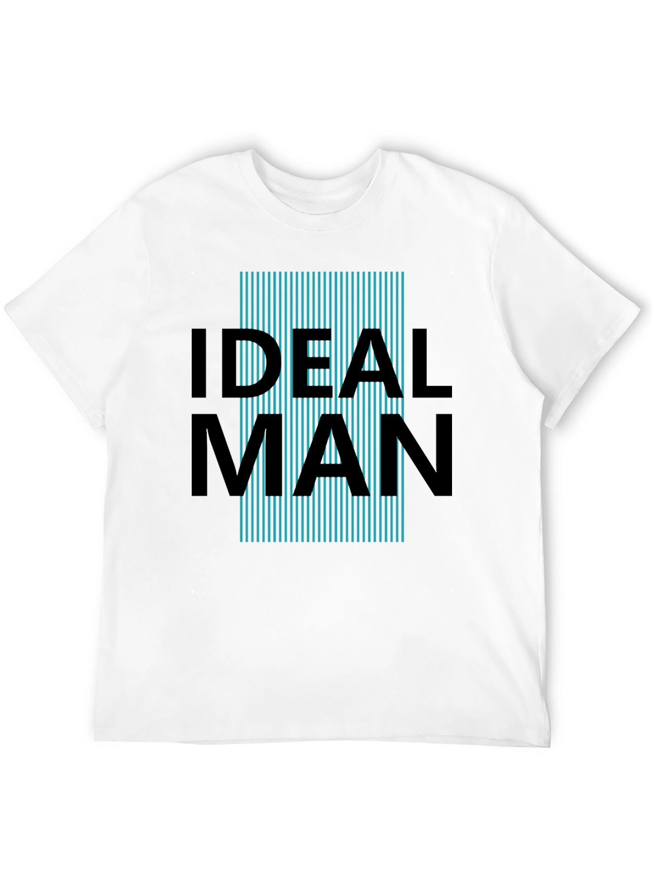 Ideal Man Graphic Print T-Shirt - Black