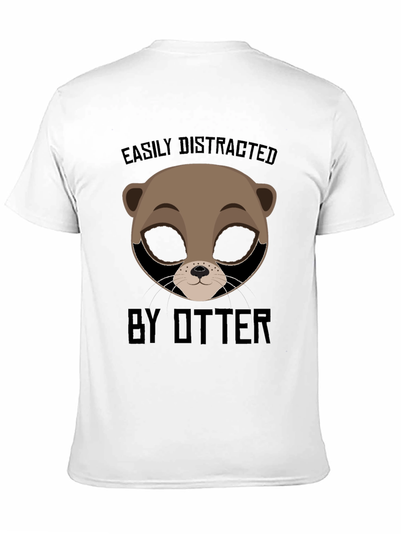 Easily Distracted by Otter T-Shirt - Funny Animal Tee