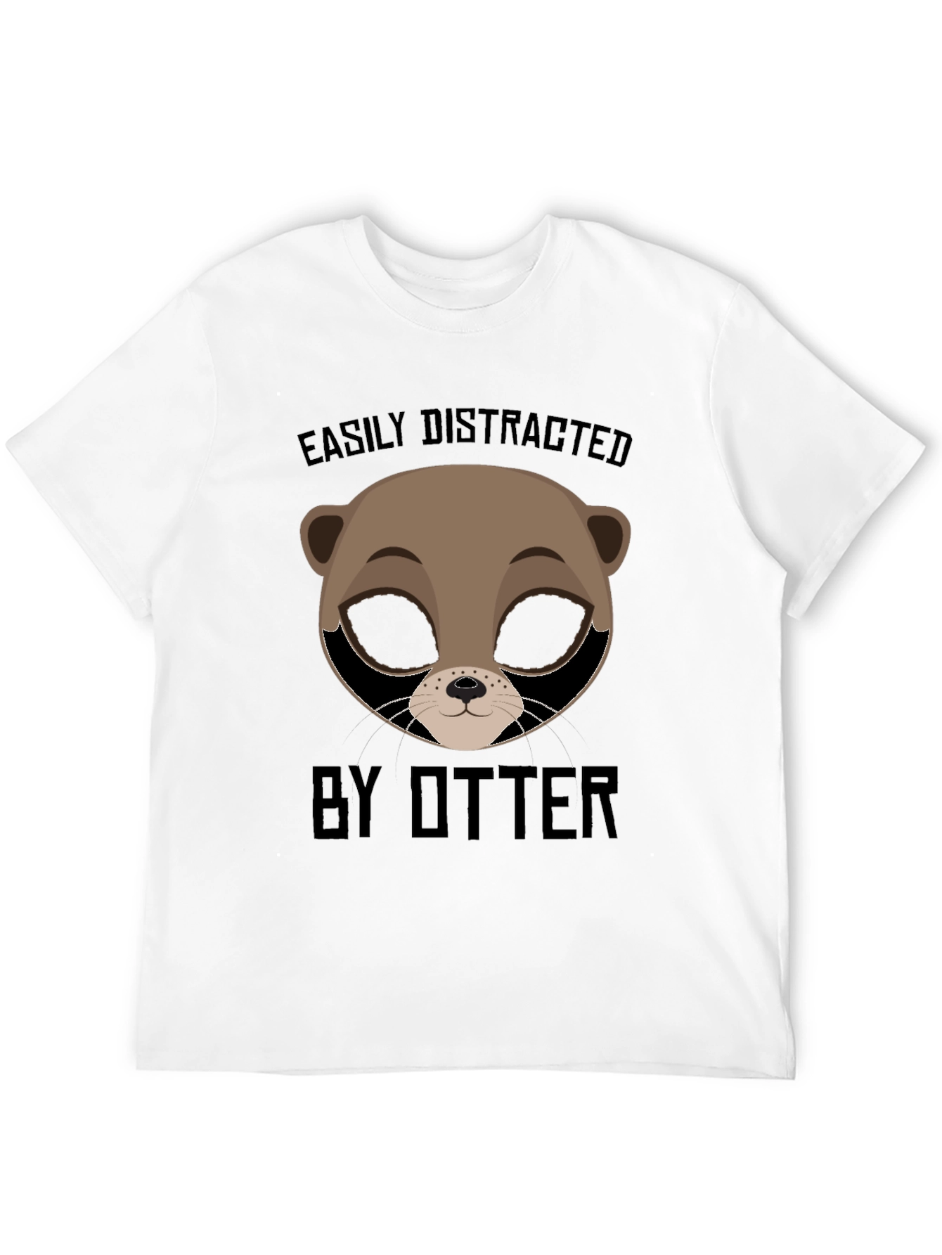 Easily Distracted by Otter T-Shirt - Funny Animal Tee