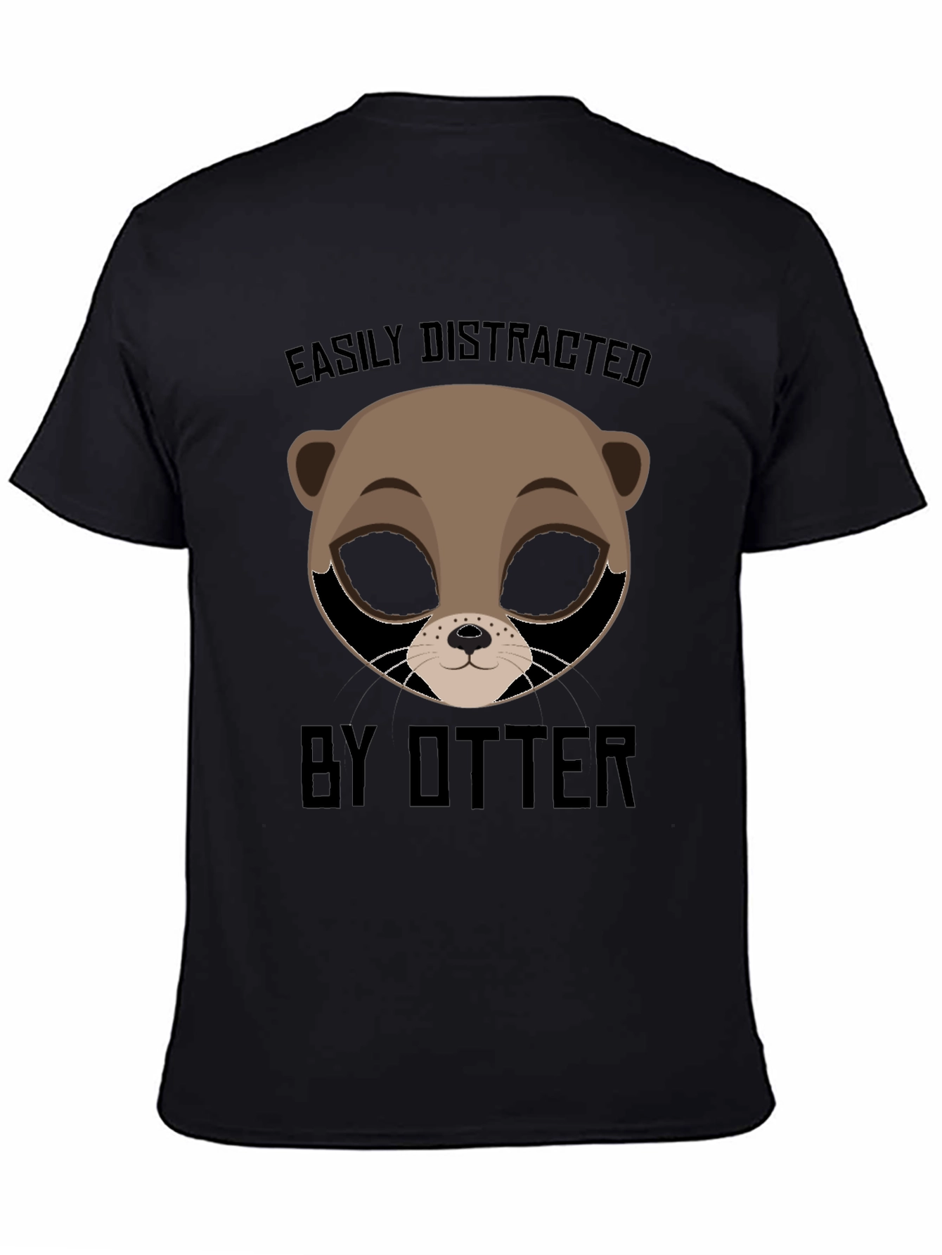 Easily Distracted by Otter T-Shirt - Funny Animal Tee