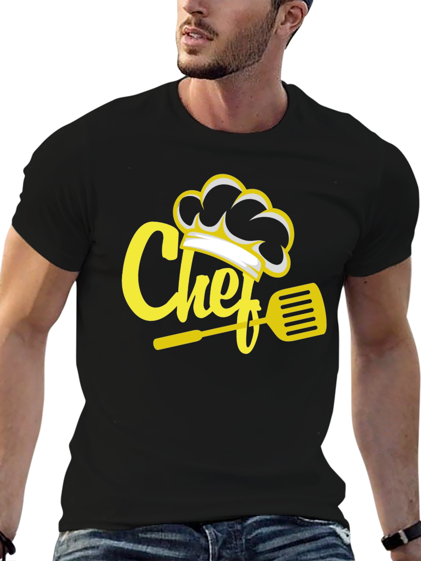 Chef Hat & Spatula Graphic T-Shirt