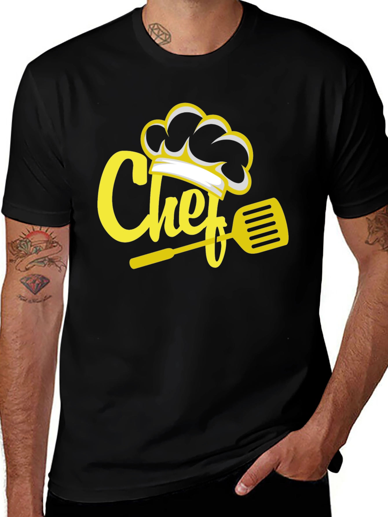 Chef Hat & Spatula Graphic T-Shirt
