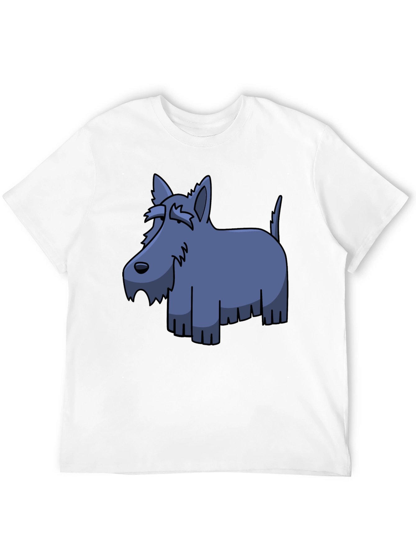 Cute Cartoon Dog Graphic T-Shirt