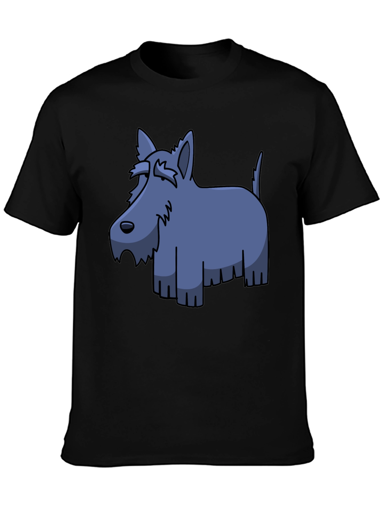 Cute Cartoon Dog Graphic T-Shirt