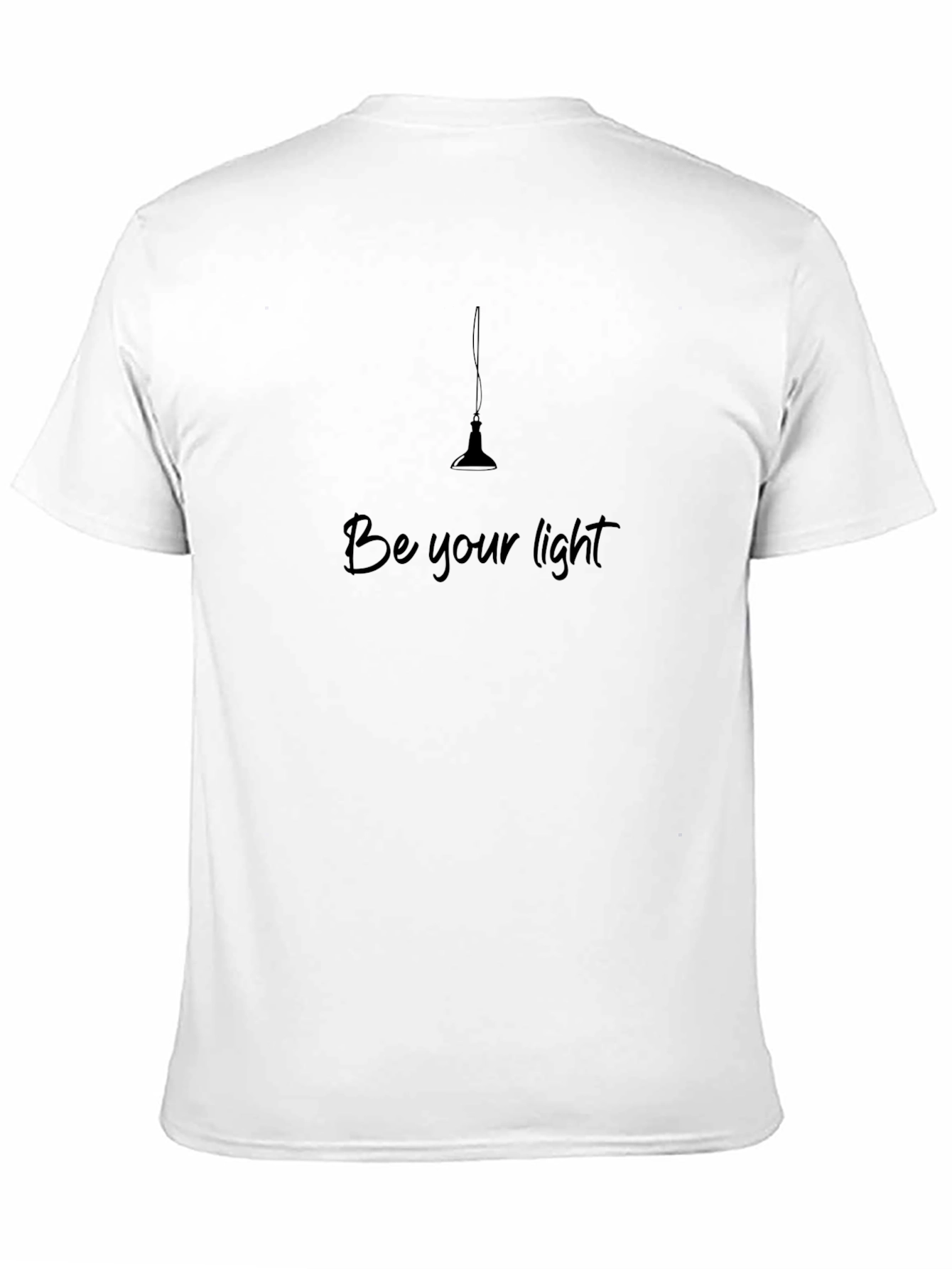 Be Your Light Graphic Tee - Inspiring Black T-Shirt