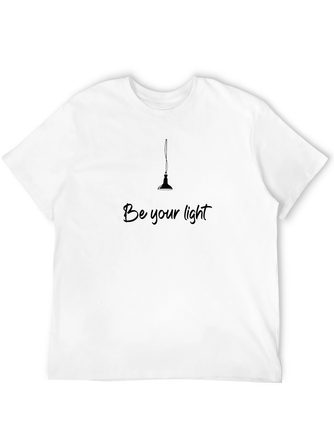 Be Your Light Graphic Tee - Inspiring Black T-Shirt