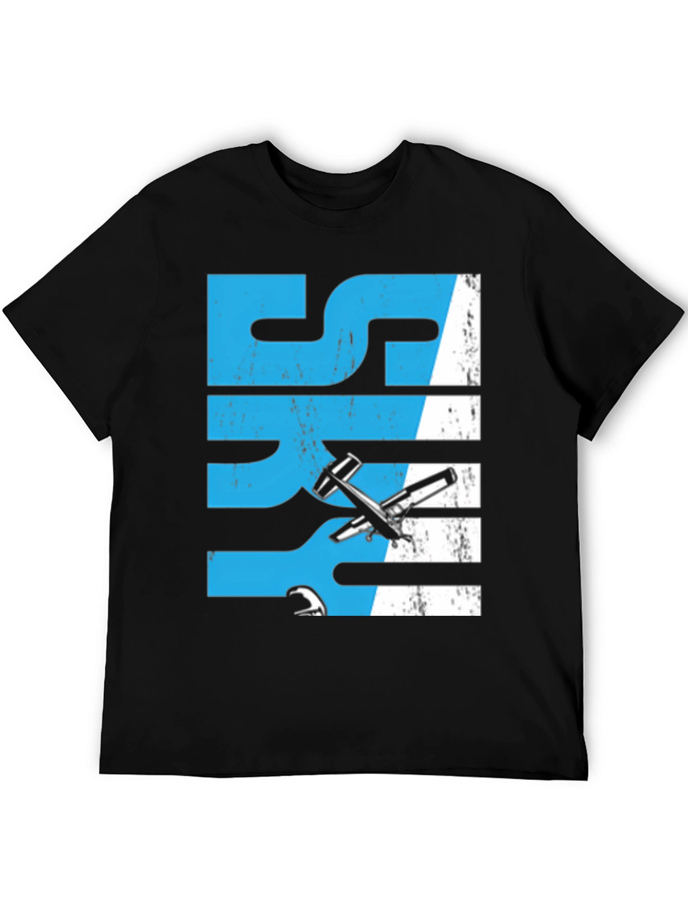 Airplane Sky Graphic T-Shirt
