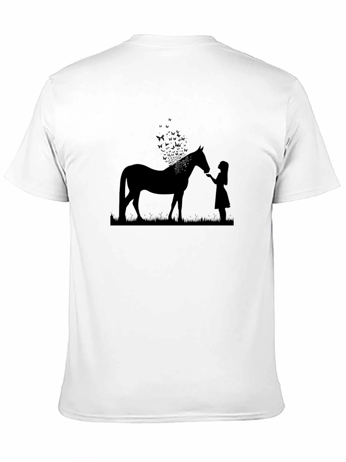 Horse & Girl Silhouette Graphic Tee