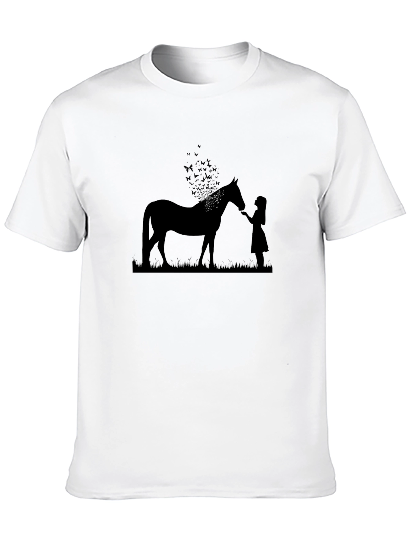Horse & Girl Silhouette Graphic Tee