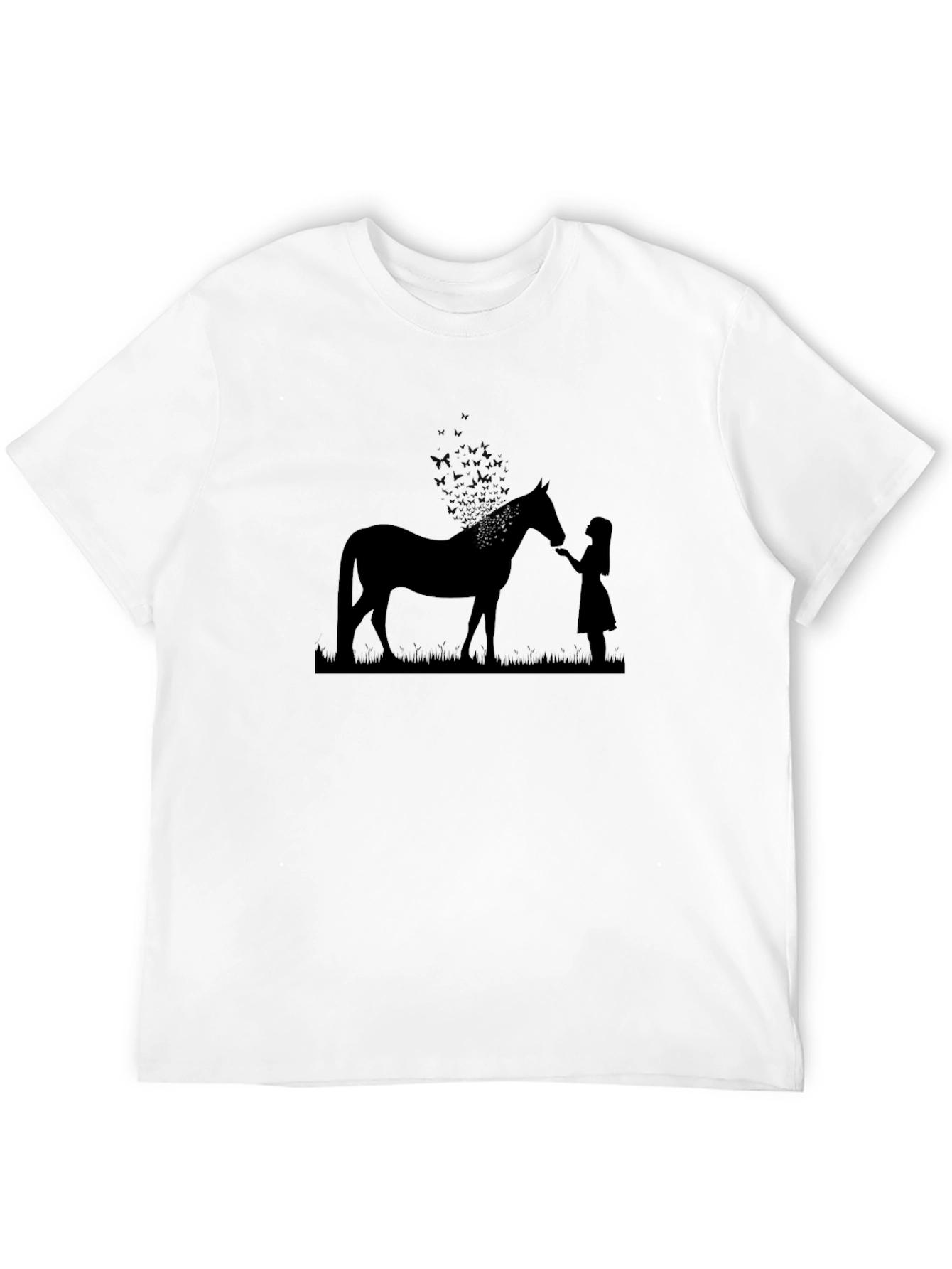 Horse & Girl Silhouette Graphic Tee