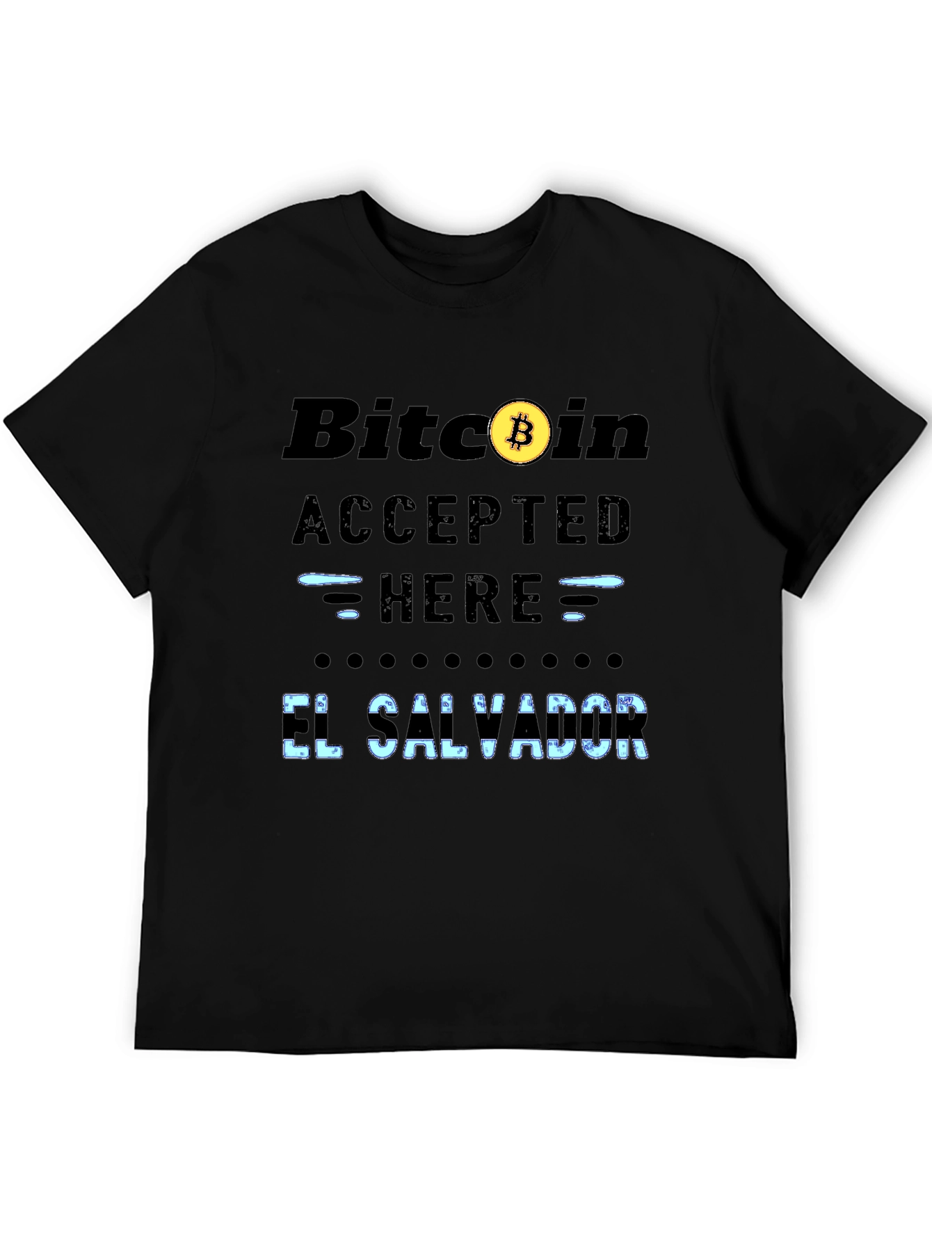 Bitcoin Accepted Here T-Shirt - El Salvador