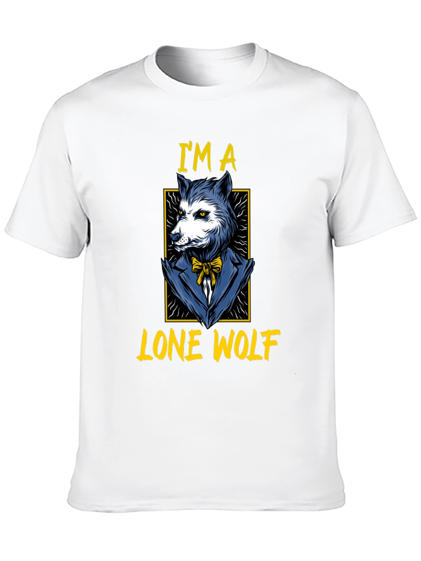 Lone Wolf Graphic T-Shirt - Mens Black Tee