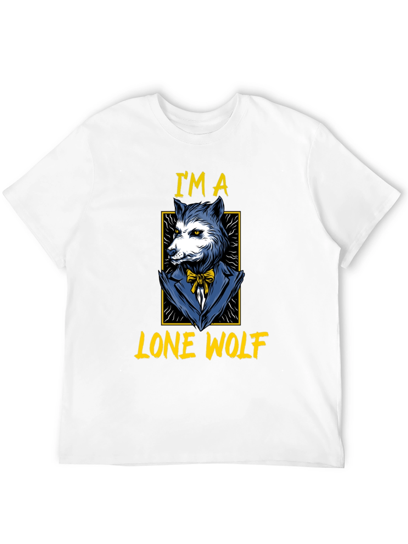 Lone Wolf Graphic T-Shirt - Mens Black Tee