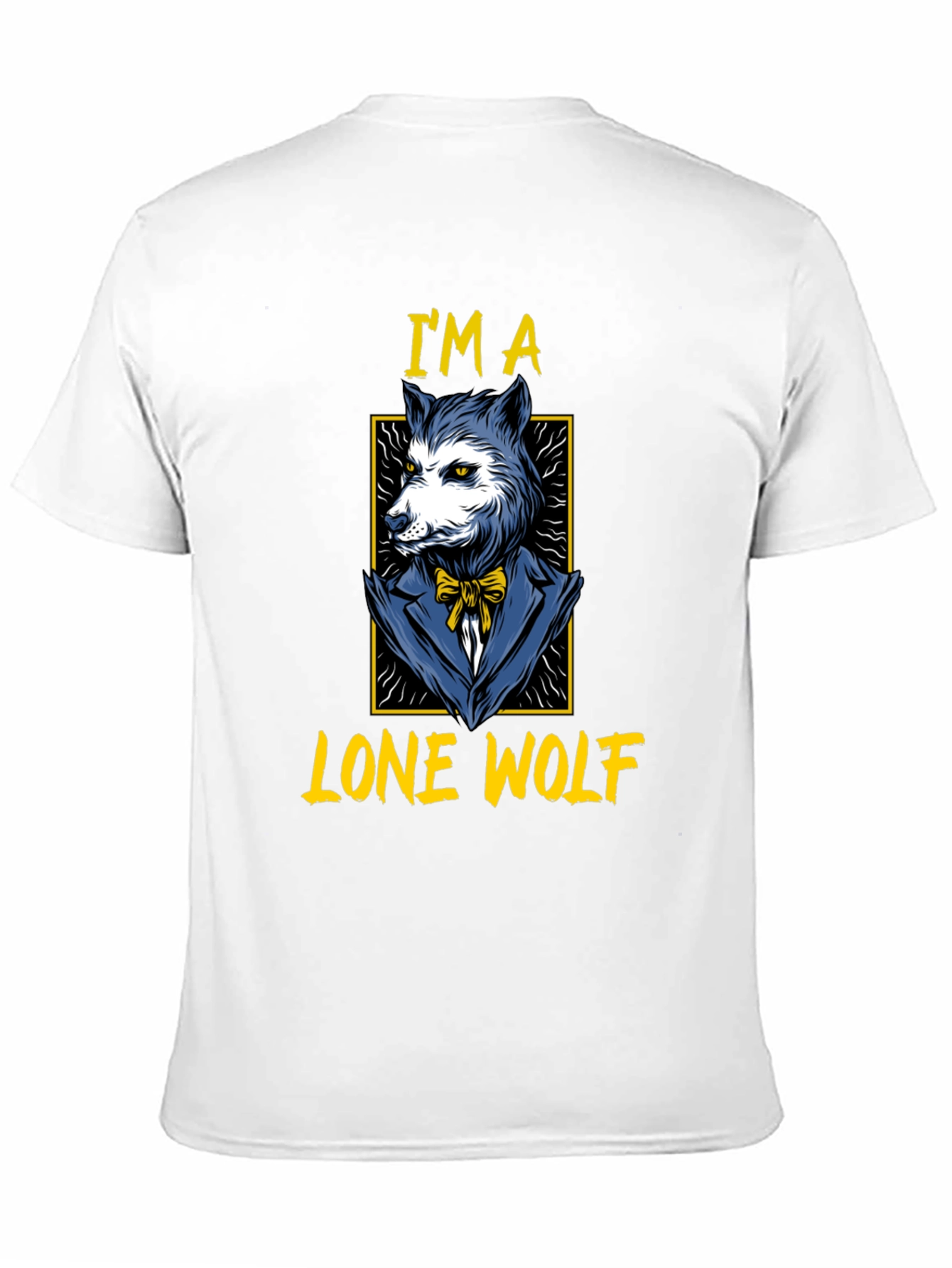 Lone Wolf Graphic T-Shirt - Mens Black Tee