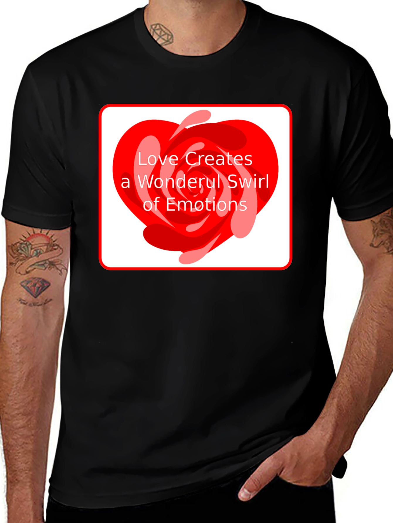 Love Creates Wonderful Swirl of Emotions T-Shirt