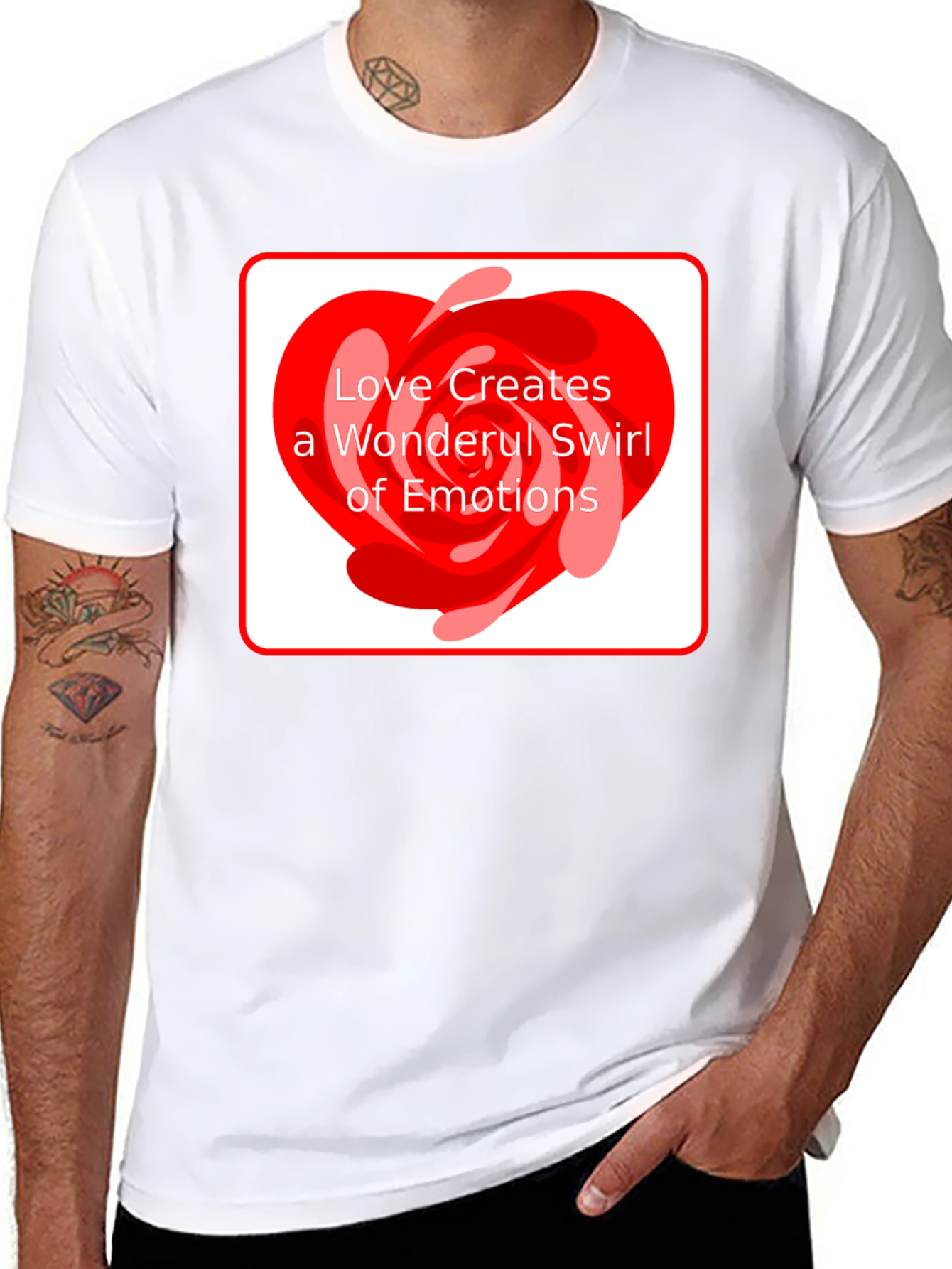 Love Creates Wonderful Swirl of Emotions T-Shirt
