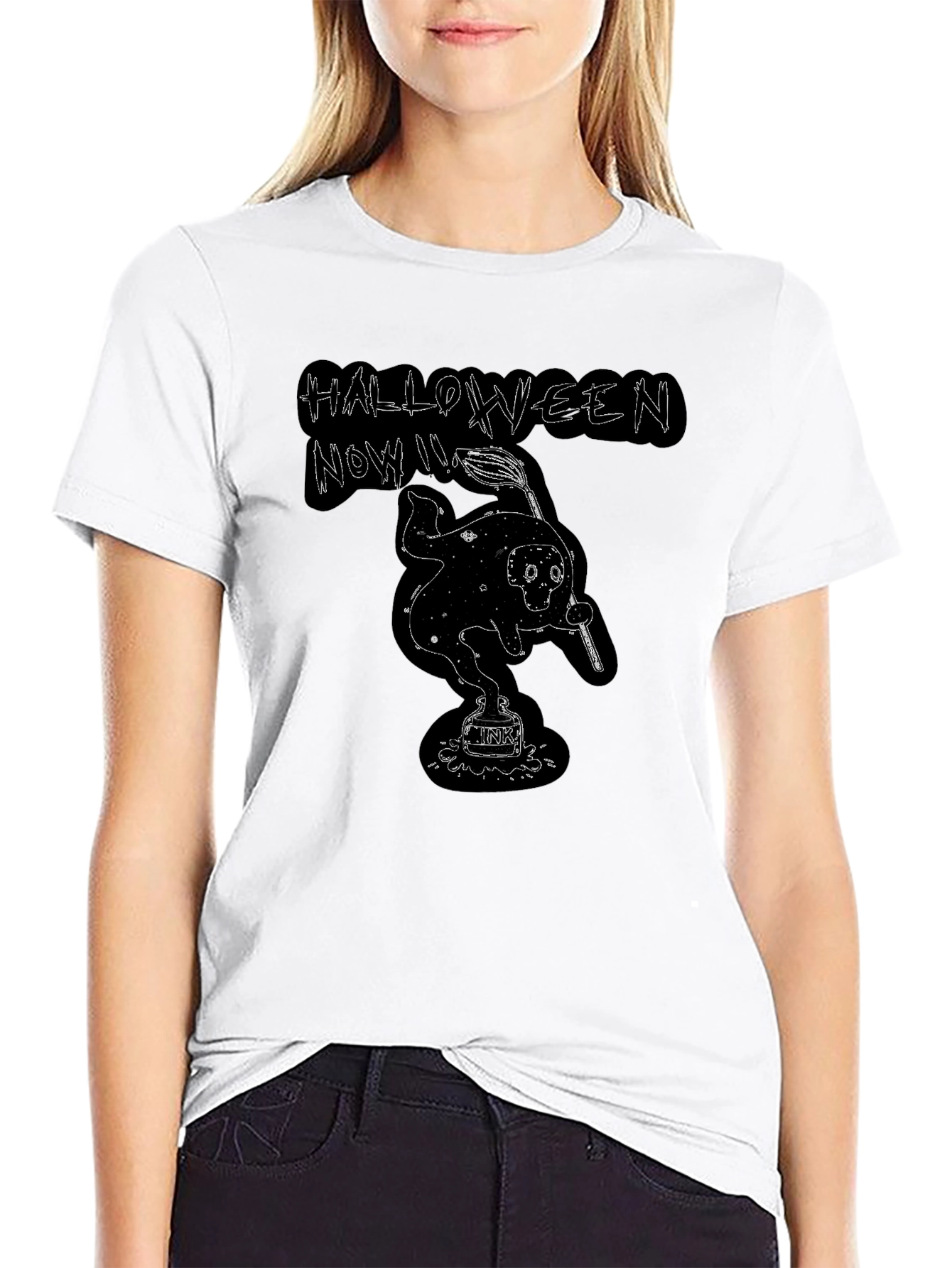 Halloween Now Graphic Tee - Spooky Fun