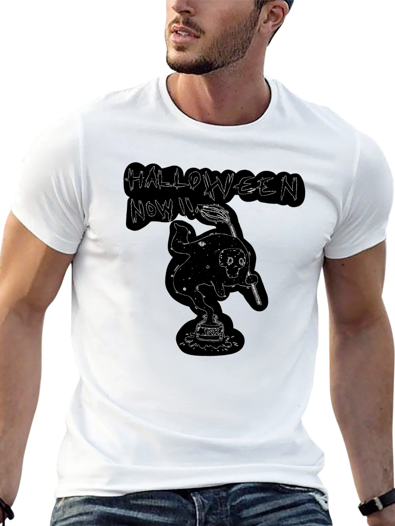Halloween Now Graphic Tee - Spooky Fun