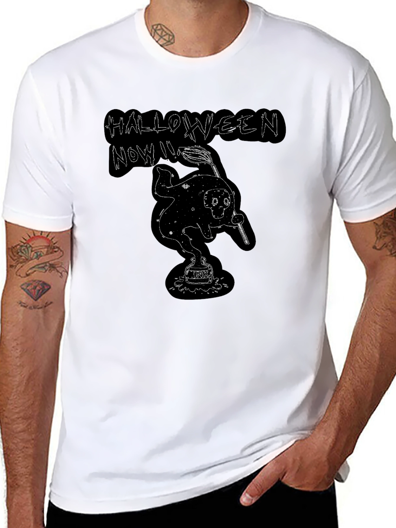 Halloween Now Graphic Tee - Spooky Fun