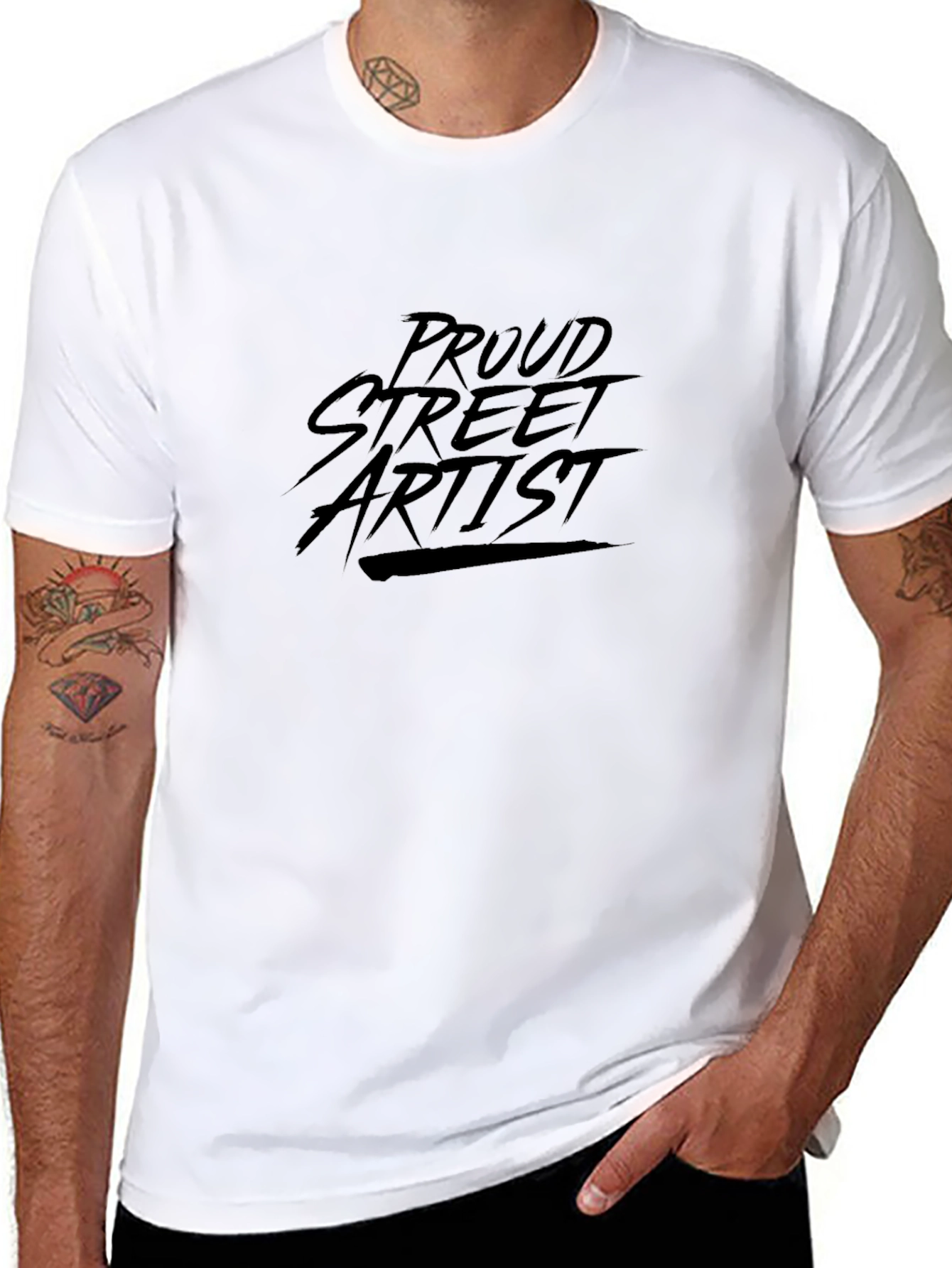 Proud Street Artist Black T-Shirt